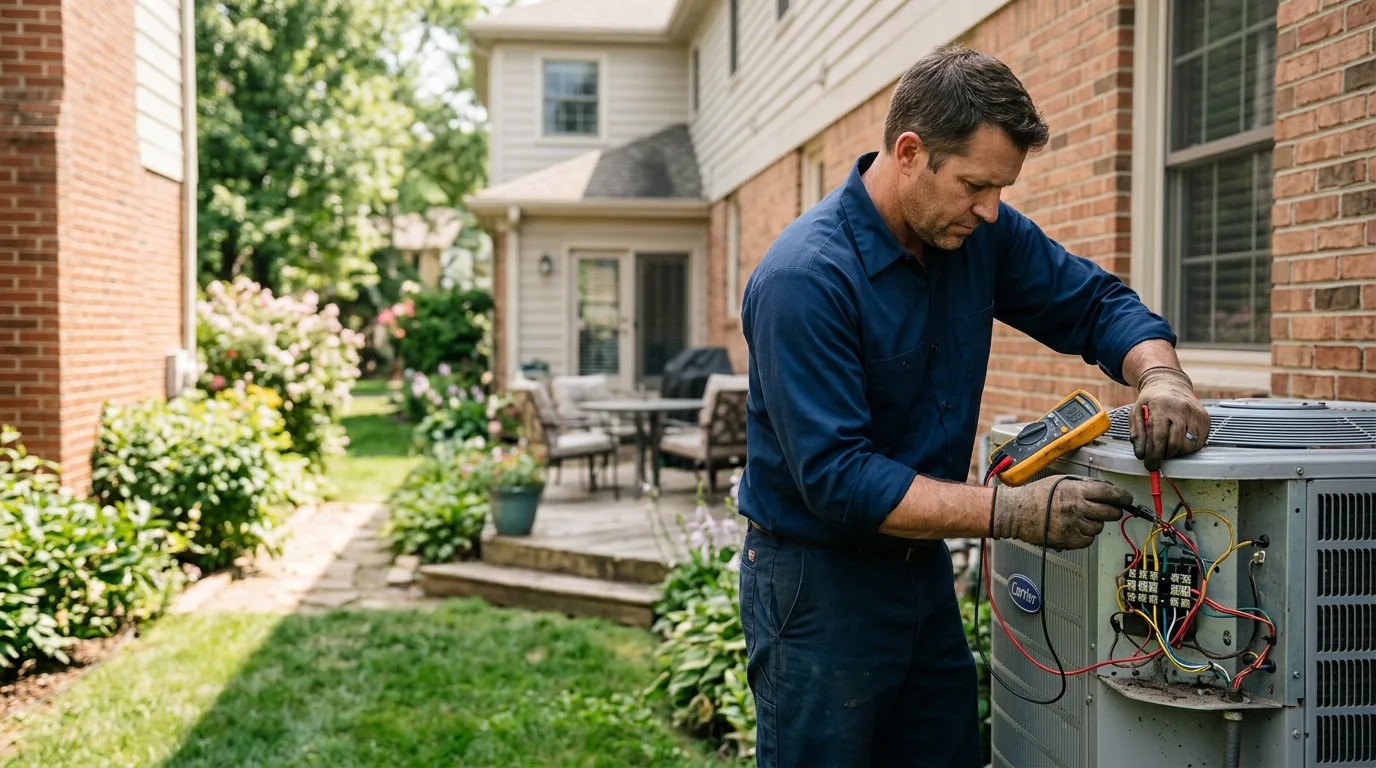 HVAC technician working near Anabel, MO